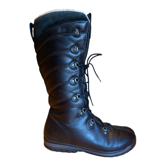 Women’s Helly Hansen Genuine Leather Waterproof Winter Boots Black Size 7 - Picture 5 of 16